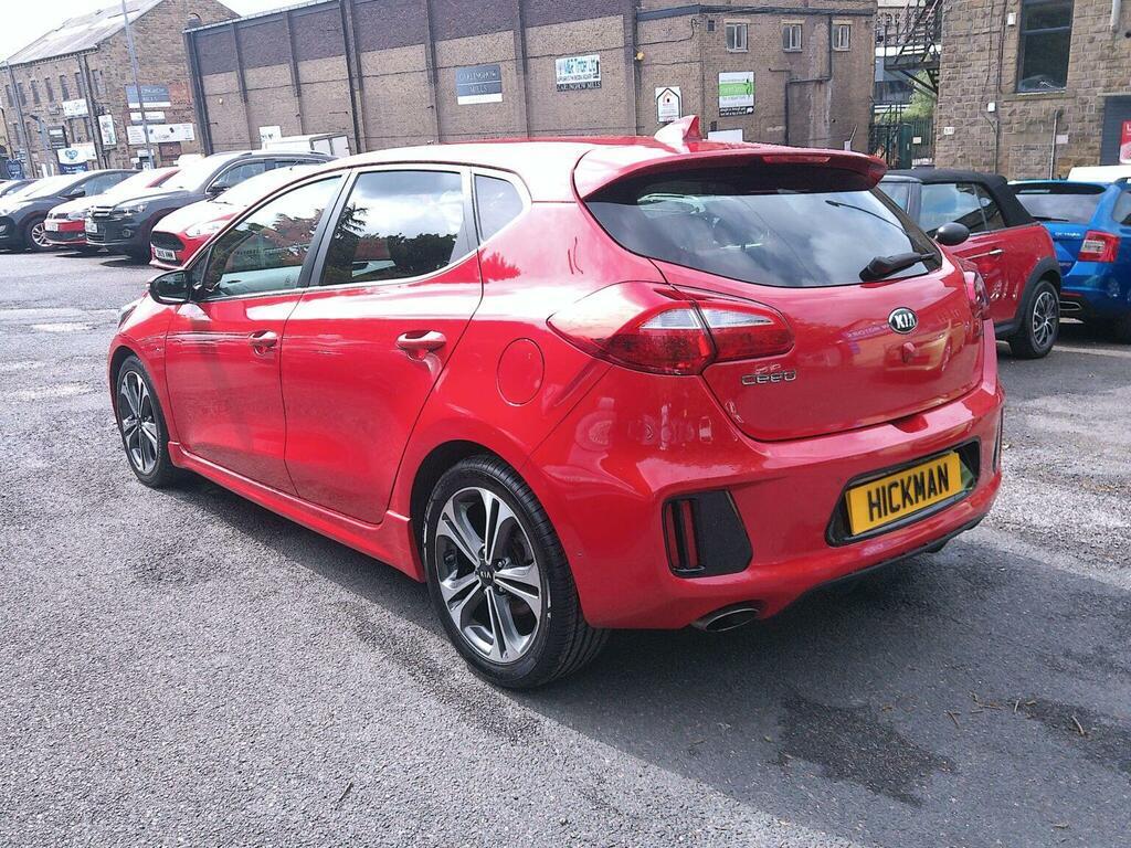 Kia Ceed Hatchback 1.0 T-gdi Gt-line Euro 6 Ss 2018 RX18UGZ Red #5