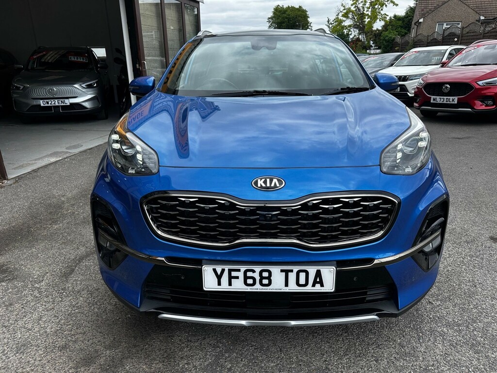 Kia Sportage Suv Blue #2