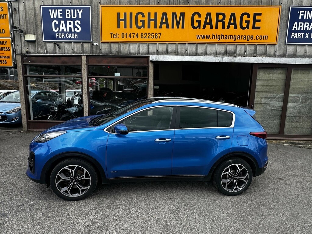 Kia Sportage Suv Blue #4