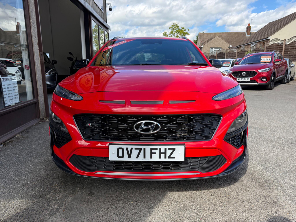 Hyundai Kona 1.0 T-gdi Mhev N Line Euro 6 Ss OV71FHZ Red #2