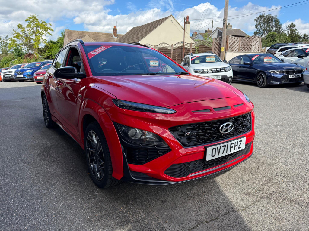 Hyundai Kona 1.0 T-gdi Mhev N Line Euro 6 Ss OV71FHZ Red #3