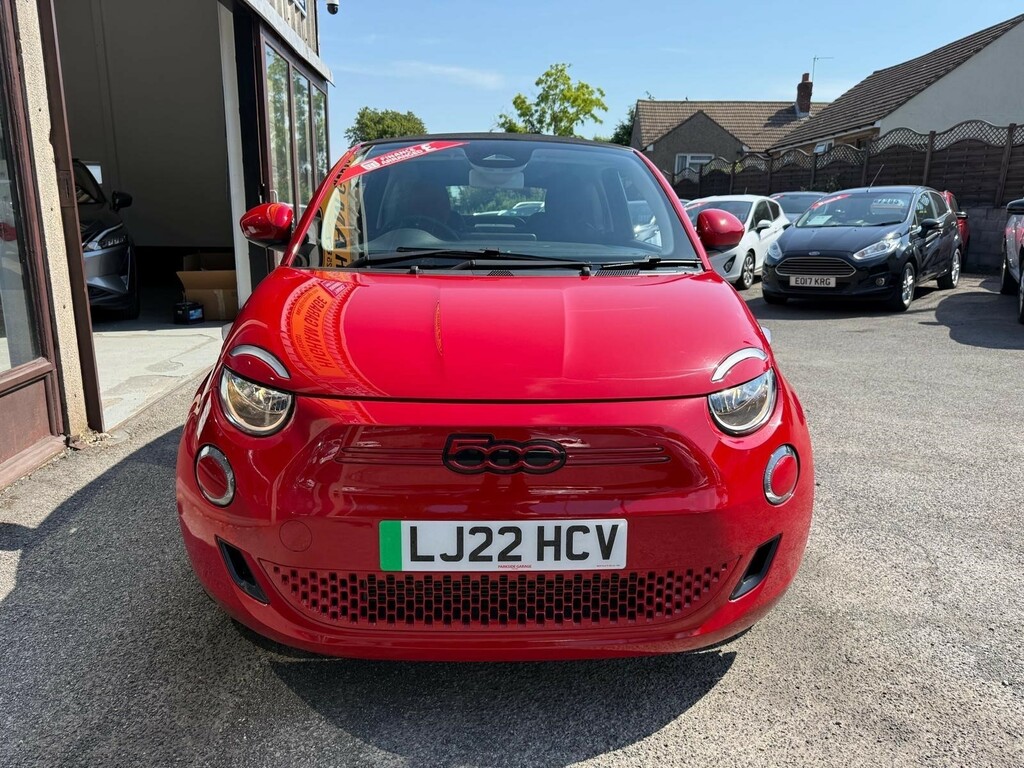 Fiat 500E Convertible Red #2