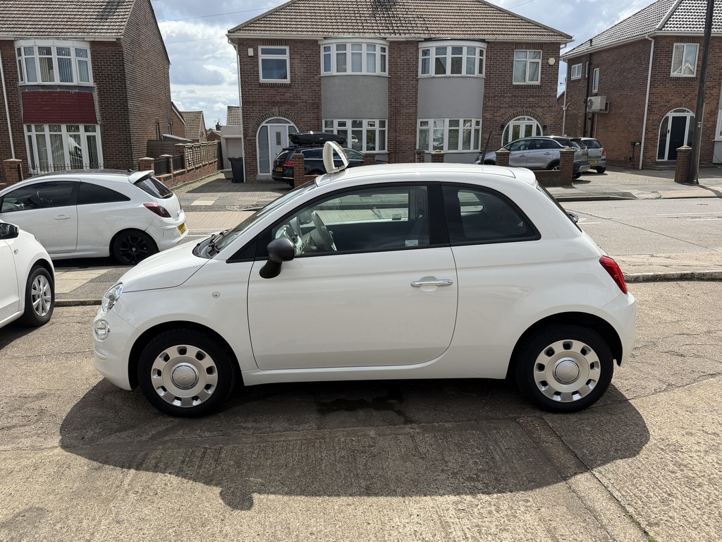 Fiat 500 Petrol PL17LBK White #3