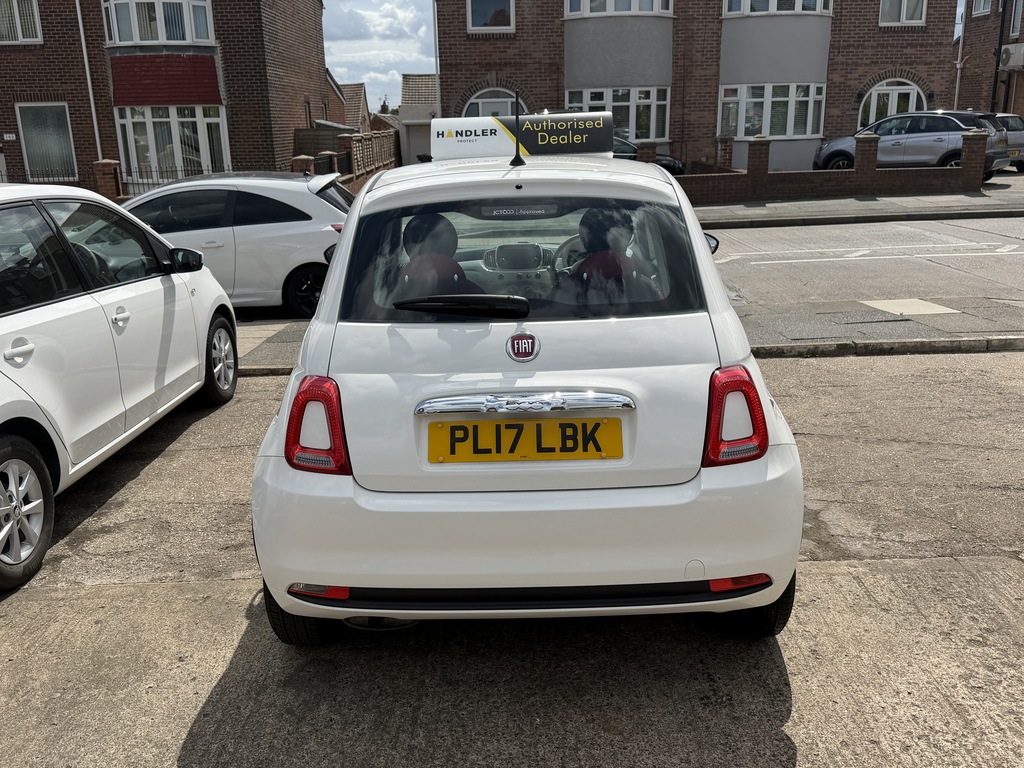 Fiat 500 Petrol PL17LBK White #5