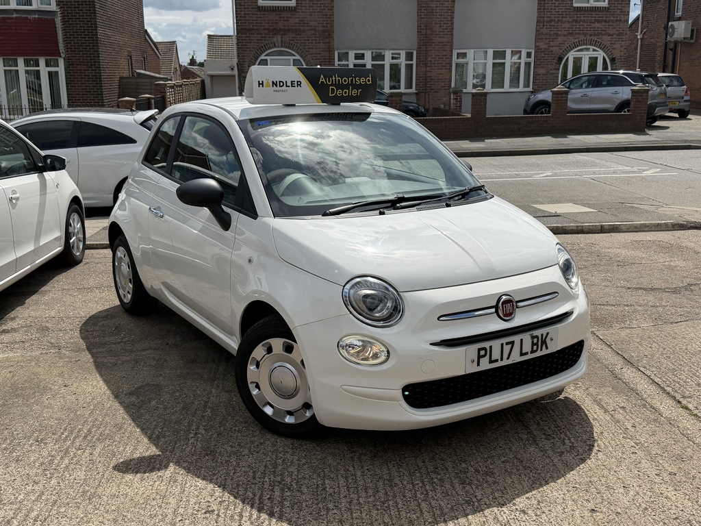 Fiat 500 Petrol PL17LBK White