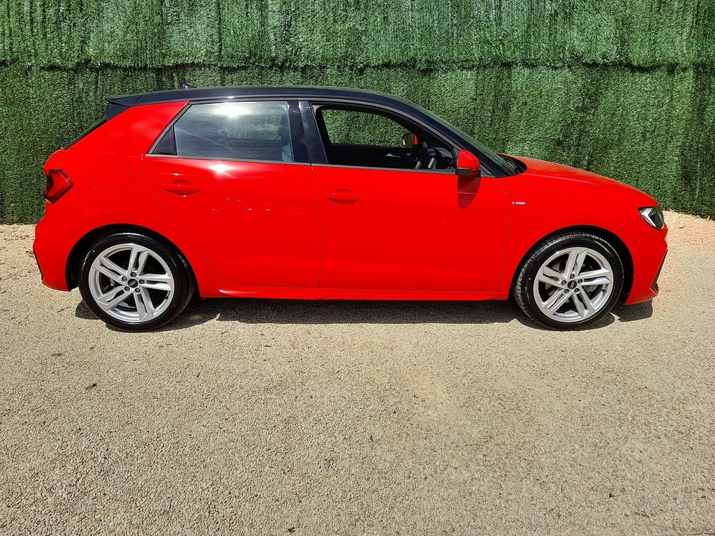 Audi A1 Tfsi S Line LC72GDF Red #2