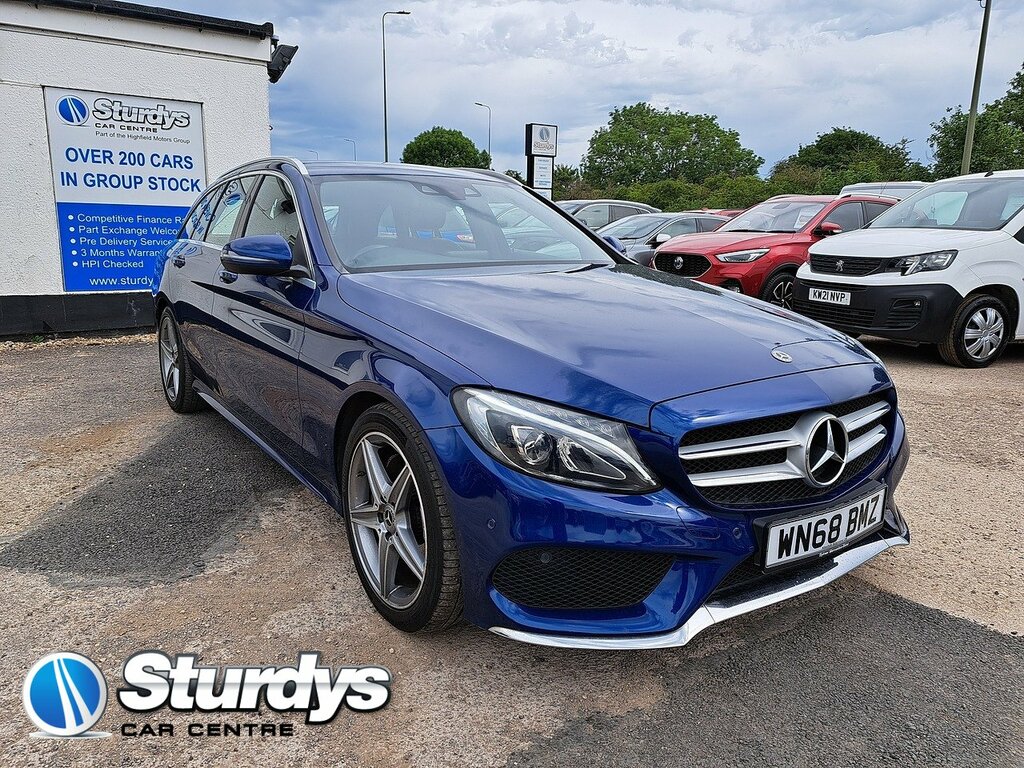 Mercedes-Benz C Class C220d Amg Line Blue