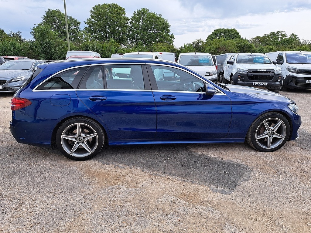 Mercedes-Benz C Class C220d Amg Line WN68BMZ Blue #3