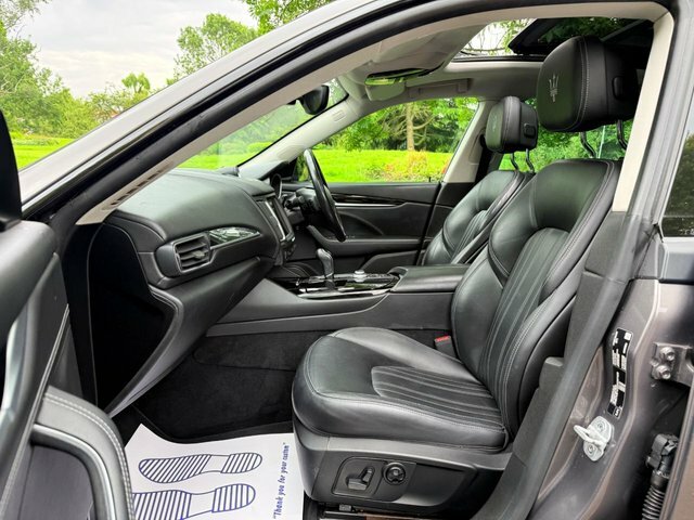 Maserati Levante 2017 3.0D V6 Black Pack Panoramic Roof Sat Nav 360 RK67VZU Grey #6