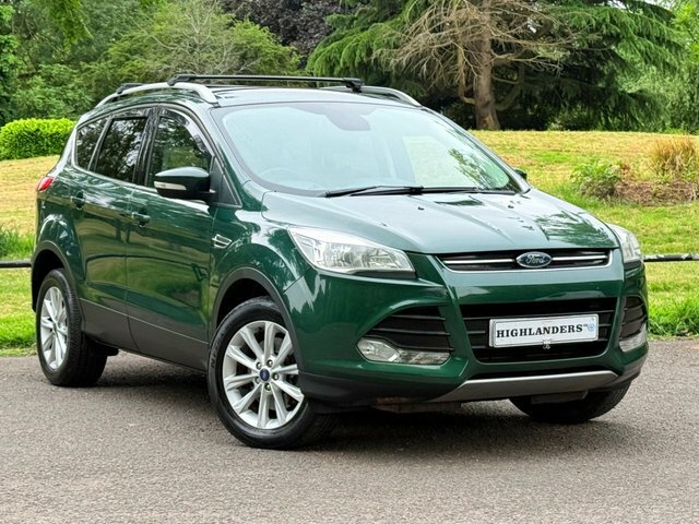 Ford Kuga 2016 2.0 Tdci Titanium Privacy Leather Trim Parkin CE66YWJ Green #2