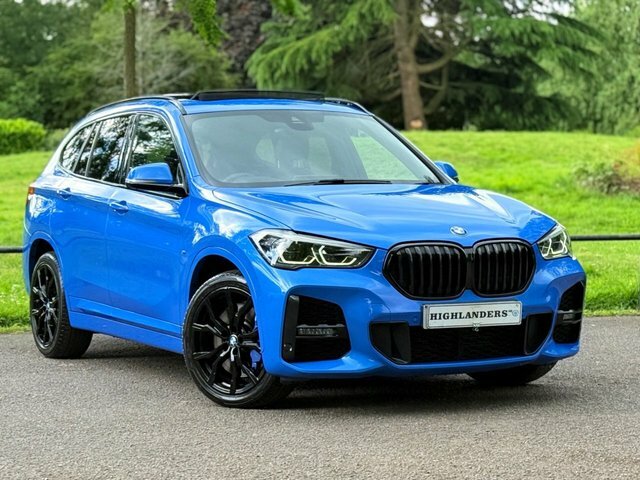 BMW X1 2020 2.0 20D M Sport Black Pack Panoramic Roof Hea Blue #2