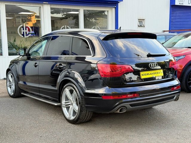 Audi Q7 2012 3.0 Tdi V6 S Line Plus Sat Nav Steps 7 Seats Black #3