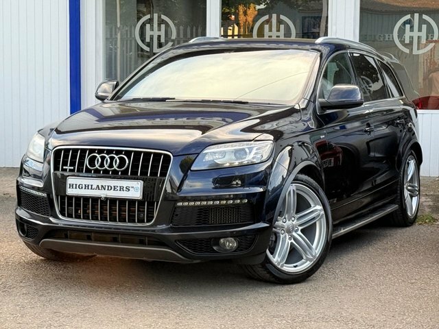 Audi Q7 2012 3.0 Tdi V6 S Line Plus Sat Nav Steps 7 Seats Black #2