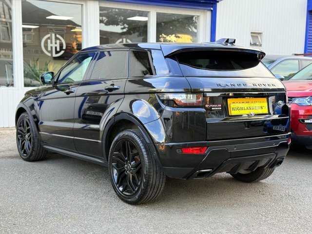 Land Rover Range Rover Evoque 2017 2.0 Sd4 Hse Dynamic Panoramic Roof Tv 360 Cam Black #2