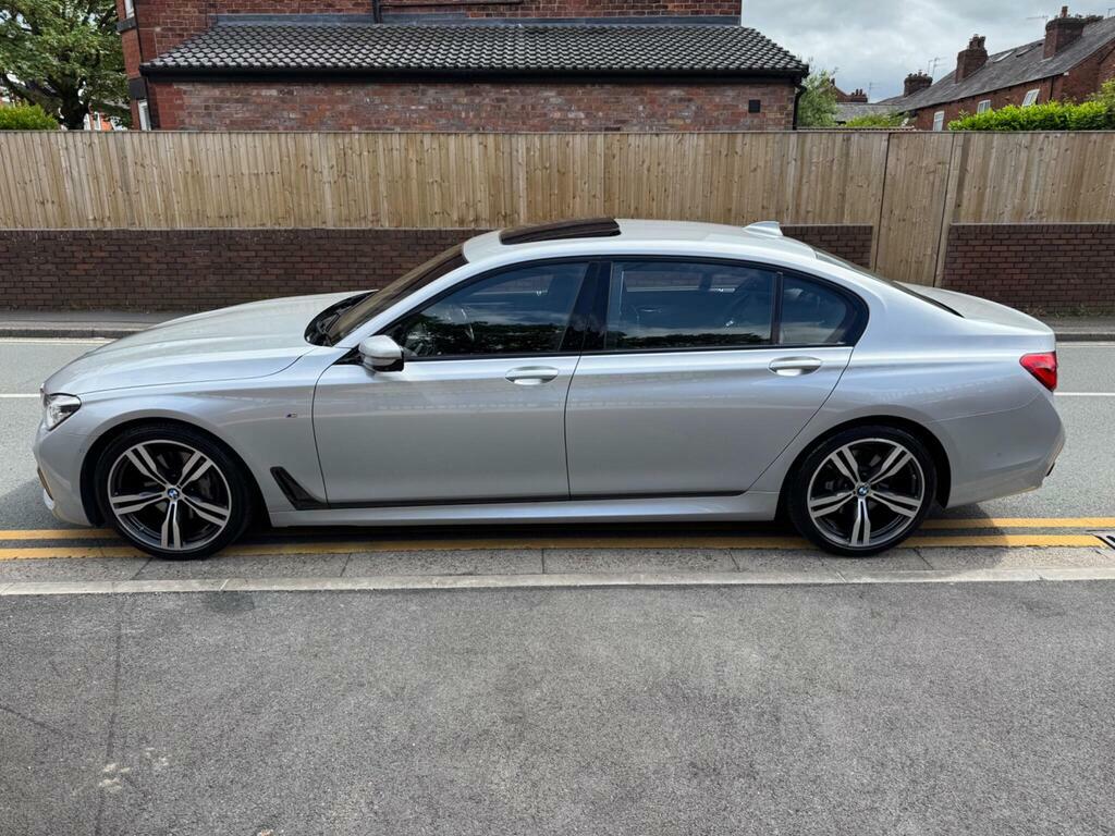 BMW 7 Series 3.0 730Ld M Sport Euro 6 S S Silver #3