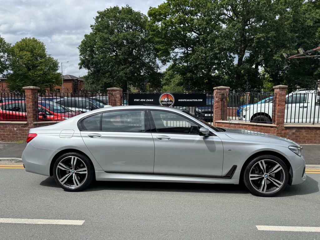 BMW 7 Series 3.0 730Ld M Sport Euro 6 S S Silver #5