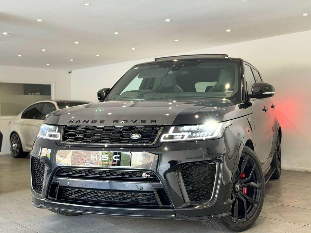 Land Rover Range Rover Sport 5.0 P575 V8 Svr Carbon Edition 4Wd Euro 6 S GL70MXO Black #3