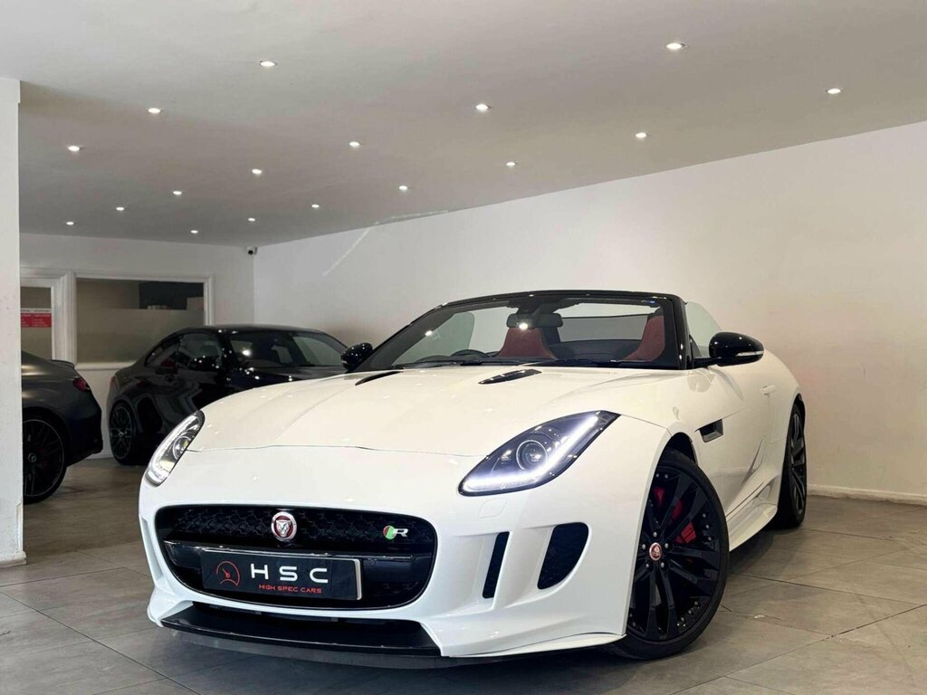Jaguar F-Type 5.0 V8 R Euro 6 Ss White #5