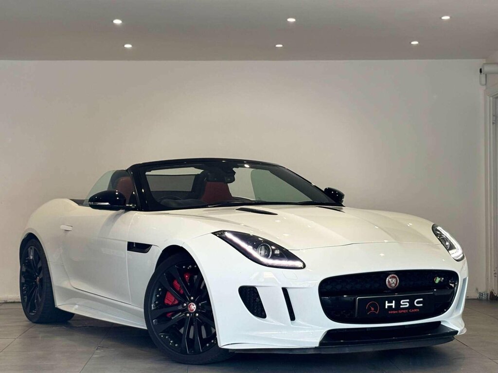 Jaguar F-Type 5.0 V8 R Euro 6 Ss White #4