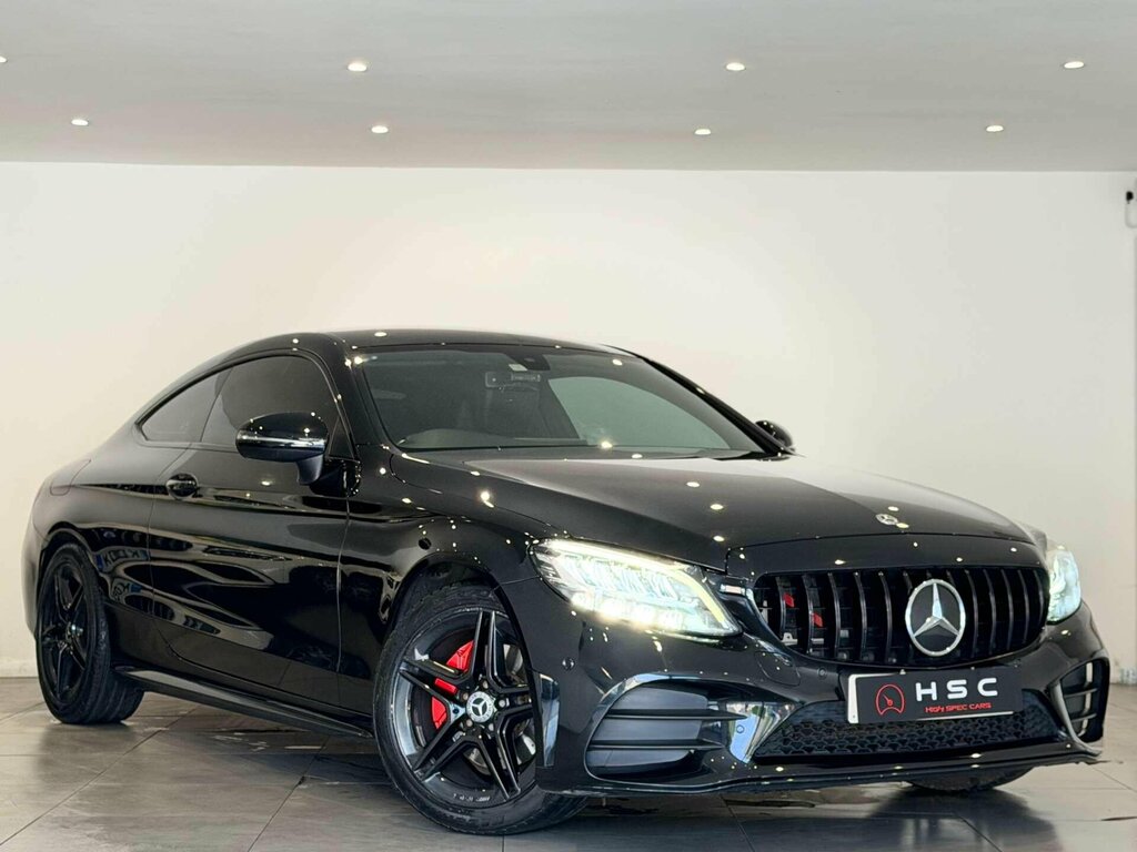 Mercedes-Benz C Class 1.5 C200 Mhev Amg Line Coupe G-tronic Black