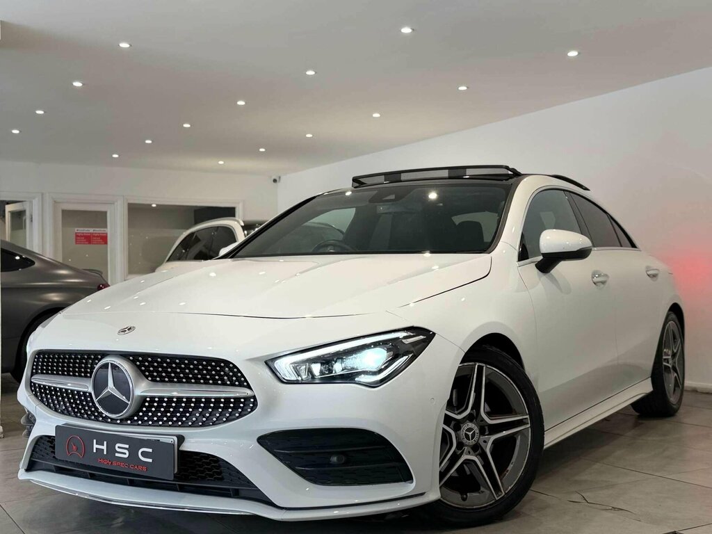 Mercedes-Benz CLA Class 1.3 Cla180 Amg Line Premium Plus 2 Coupe Pet White #4