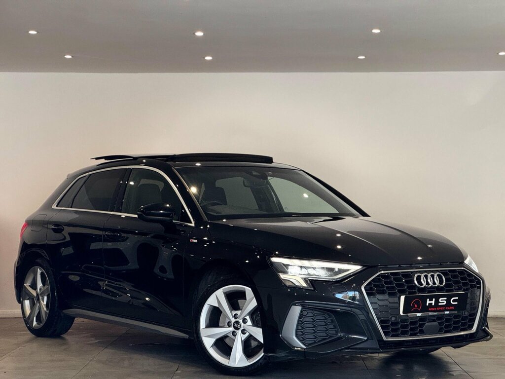 Audi A3 2.0 Tdi 35 S Line Sportback S Tronic Euro 6 Ss Black