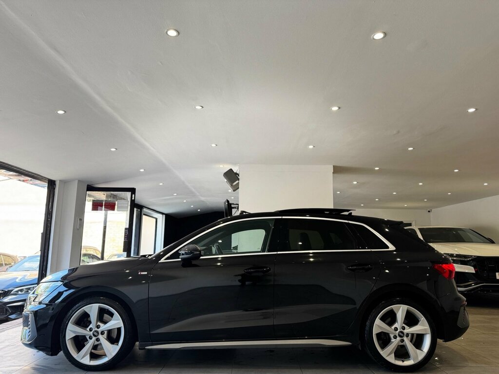 Audi A3 2.0 Tdi 35 S Line Sportback S Tronic Euro 6 Ss Black #5