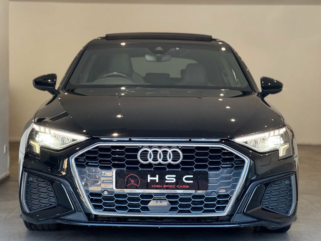 Audi A3 2.0 Tdi 35 S Line Sportback S Tronic Euro 6 Ss Black #4