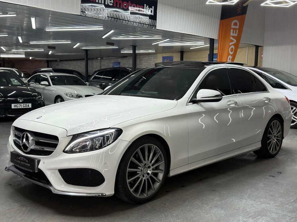 Mercedes-Benz C Class 2.0 C200 Amg Line Premium Plus 7G-tronic Euro 6 White #3