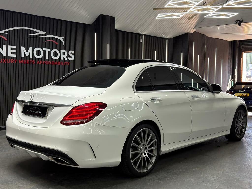 Mercedes-Benz C Class 2.0 C200 Amg Line Premium Plus 7G-tronic Euro 6 White #6