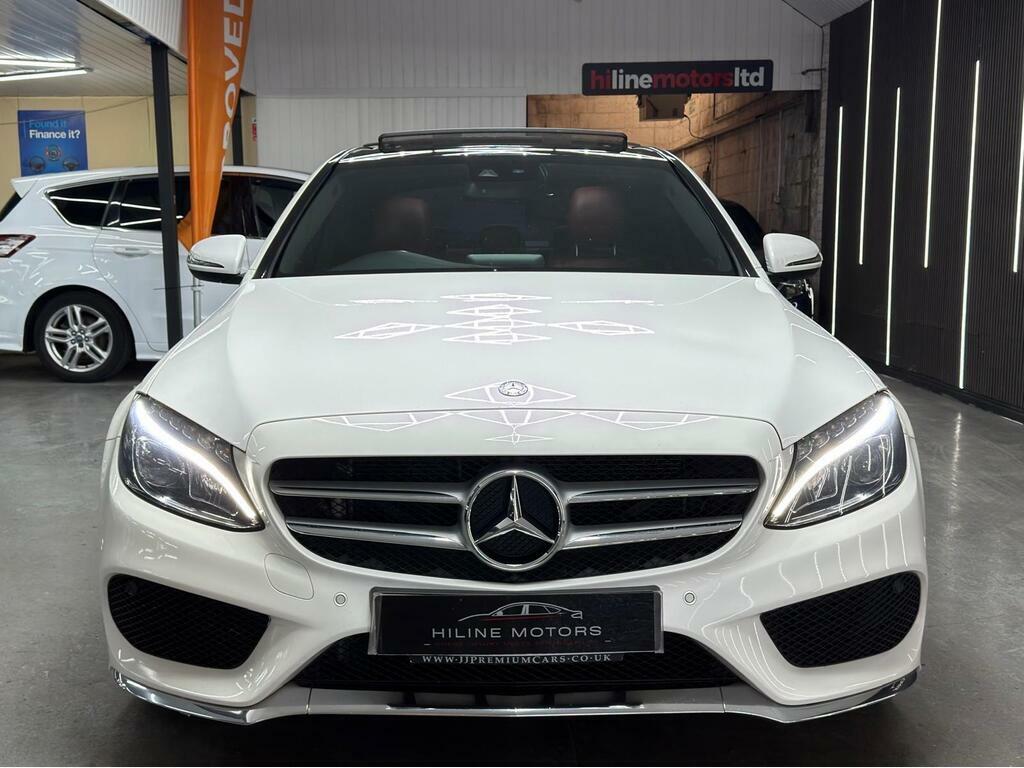 Mercedes-Benz C Class 2.0 C200 Amg Line Premium Plus 7G-tronic Euro 6 White #2