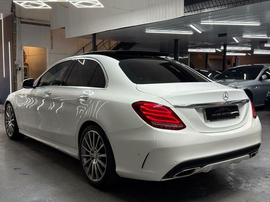 Mercedes-Benz C Class 2.0 C200 Amg Line Premium Plus 7G-tronic Euro 6 White #4