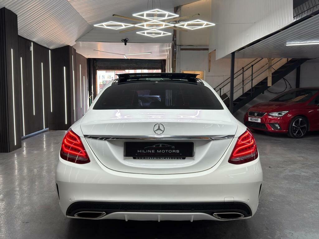Mercedes-Benz C Class 2.0 C200 Amg Line Premium Plus 7G-tronic Euro 6 White #5