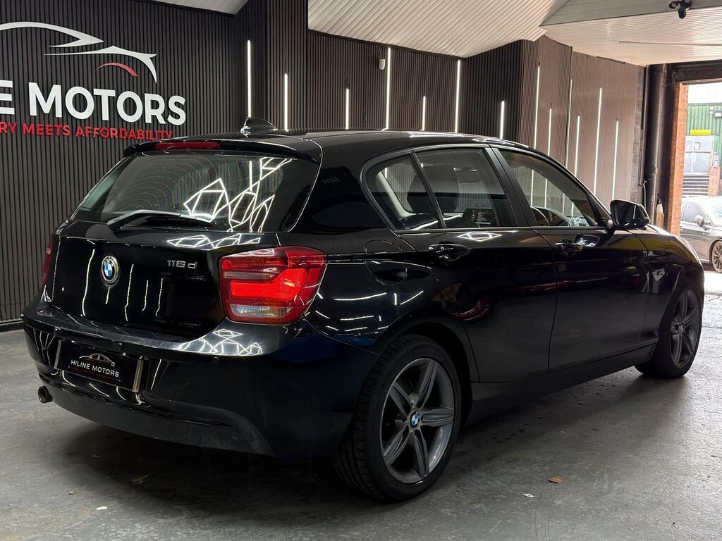 BMW 1 Series 2.0 116D Sport Euro 5 S S Black #6