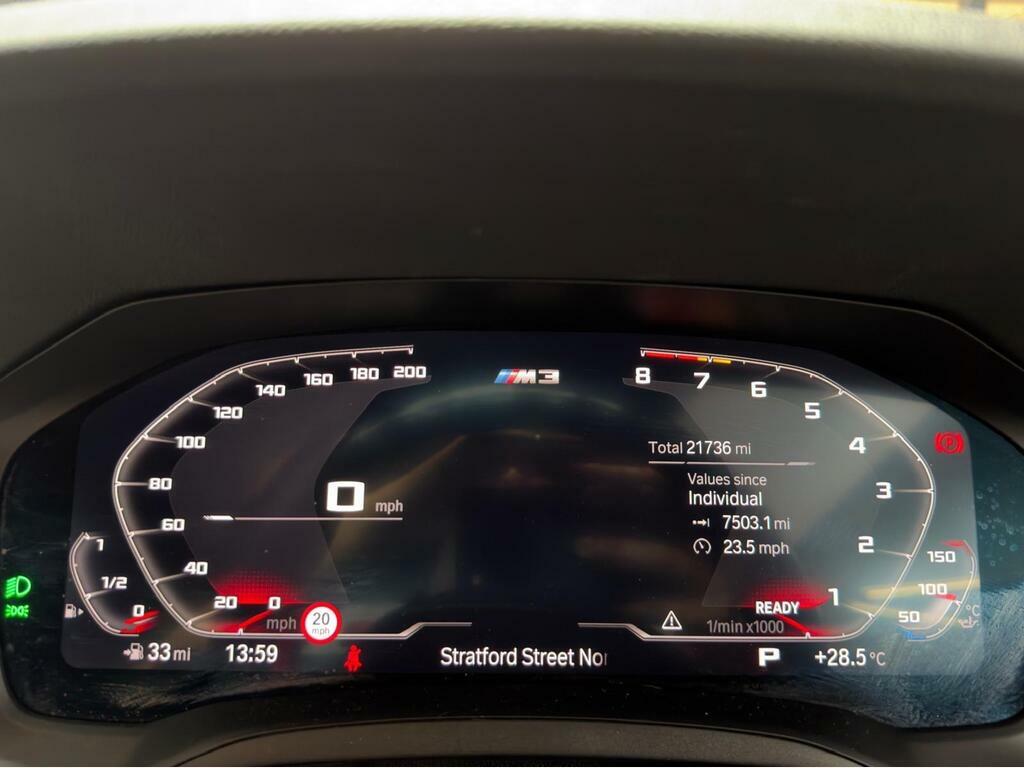 BMW M3 2021 3.0 Biturbo Competition Saloon Ste Grey #9