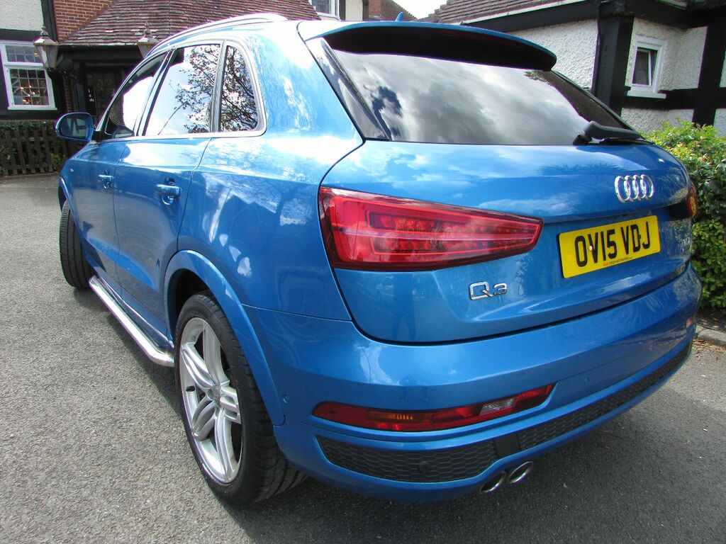 Audi Q3 2.0 Tdi Quattro S Line Plus S Tronic Blue #4