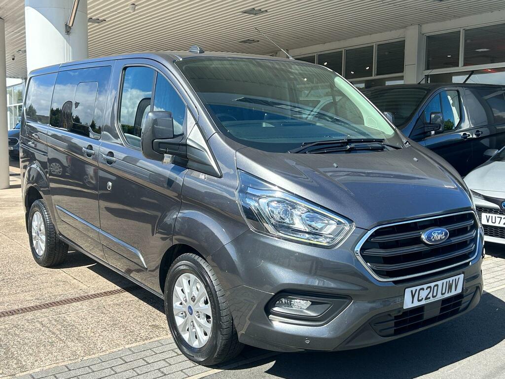 Ford Transit Custom 2.0 320 Ecoblue Limited Crew Van L1 H1 Euro 6 YC20UWV Grey