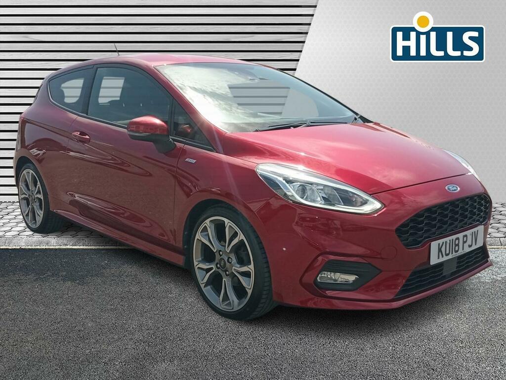 Ford Fiesta 1.0T Ecoboost St-line X Euro 6 Ss Red
