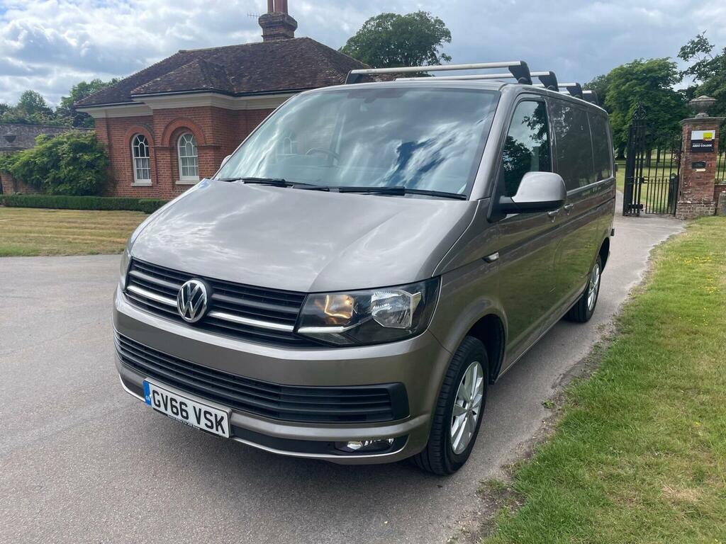 Volkswagen Transporter 2.0 Tdi T28 Bluemotion Tech Highline Fwd Swb Euro Beige #4