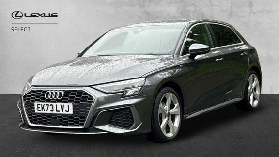 Audi A3 1.5 Tfsi 35 S Line Sportback S Tronic Euro 6 Ss EK73LVJ Grey #3