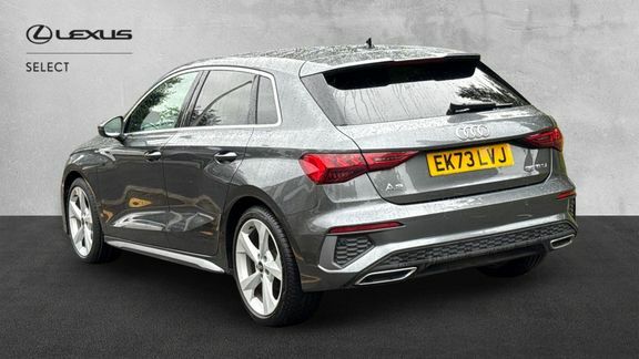 Audi A3 1.5 Tfsi 35 S Line Sportback S Tronic Euro 6 Ss EK73LVJ Grey #4