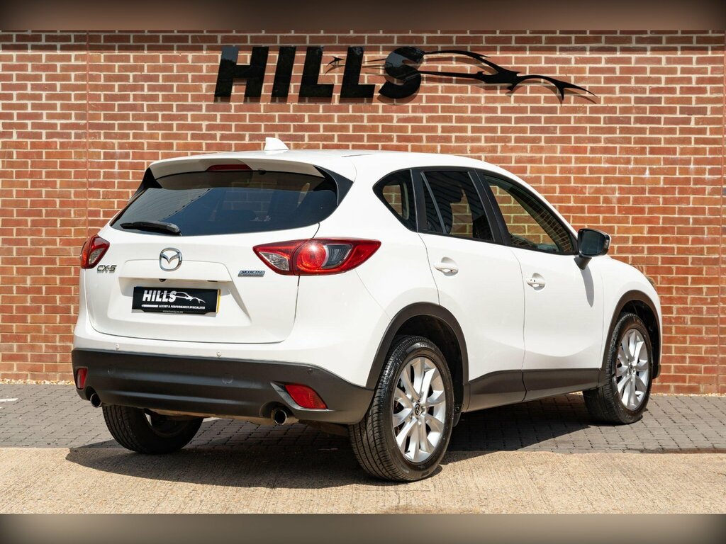 Mazda CX-5 2.2 Skyactiv-d Sport Nav Euro 6 Ss White #4