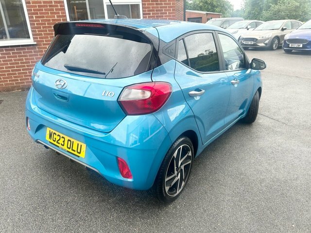 Hyundai I10 2023 1.0 Premium Hatchback Euro WG23OLU Blue #5