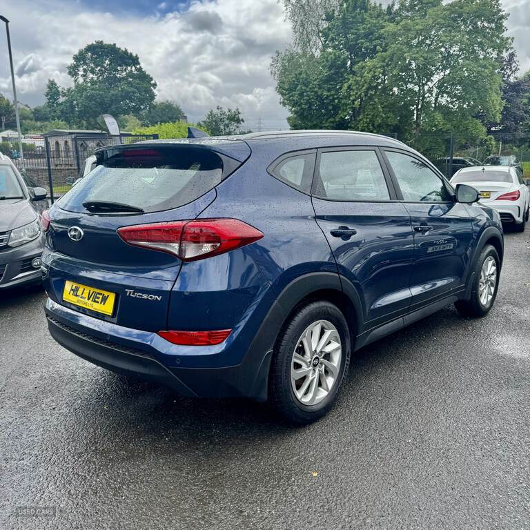 Hyundai Tucson 1.7 Crdi Blue Drive Se Nav 2Wd Dct BD66DXB Blue #3