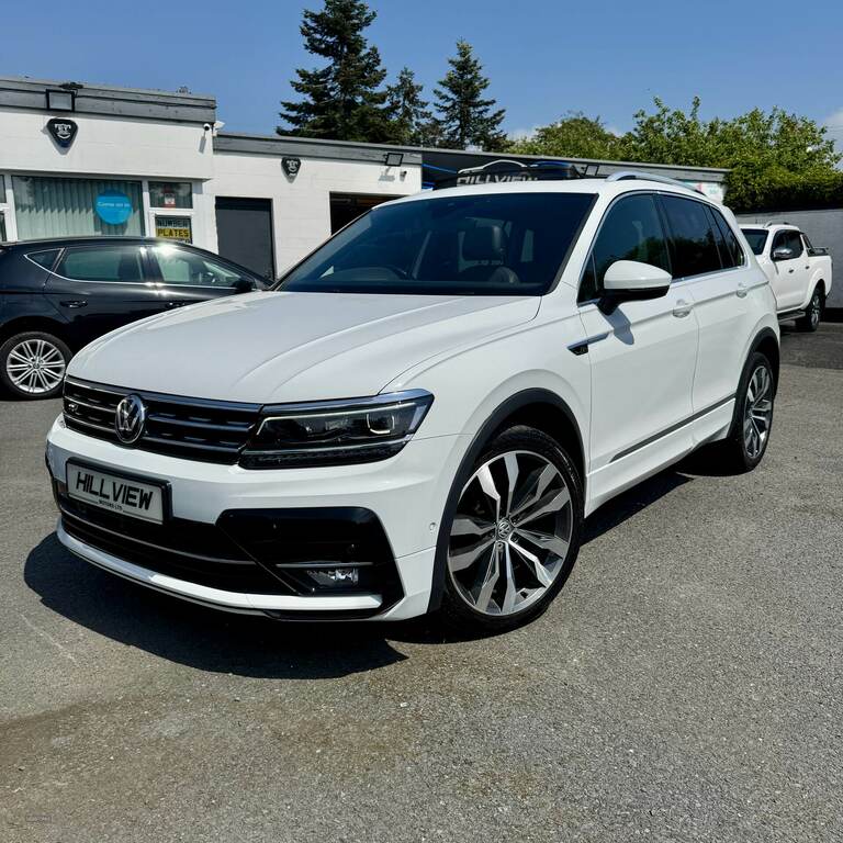 Volkswagen Tiguan 2.0 Tdi 150 4Motion R-line Tech Dsg BL69GPX White #5