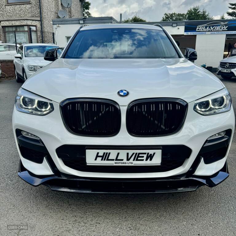 BMW X3 Xdrive20d M Sport Step FL69YBR White #4
