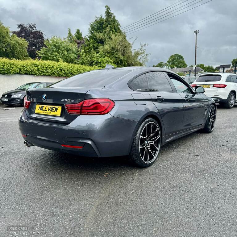 BMW 4 Series 430D M Sport Professional Media LA17OKB Grey #2