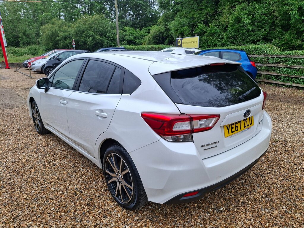 Subaru Impreza 1.6I Se Hatchback Lineartronic 4Wd Euro White #4