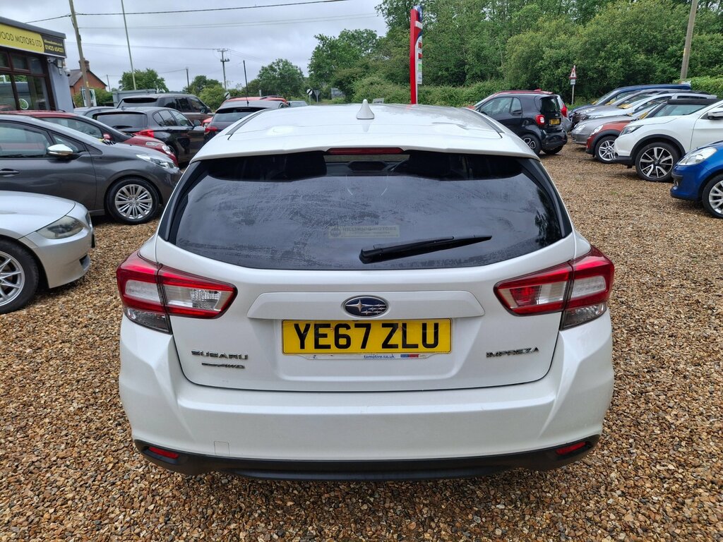 Subaru Impreza 1.6I Se Hatchback Lineartronic 4Wd Euro White #6
