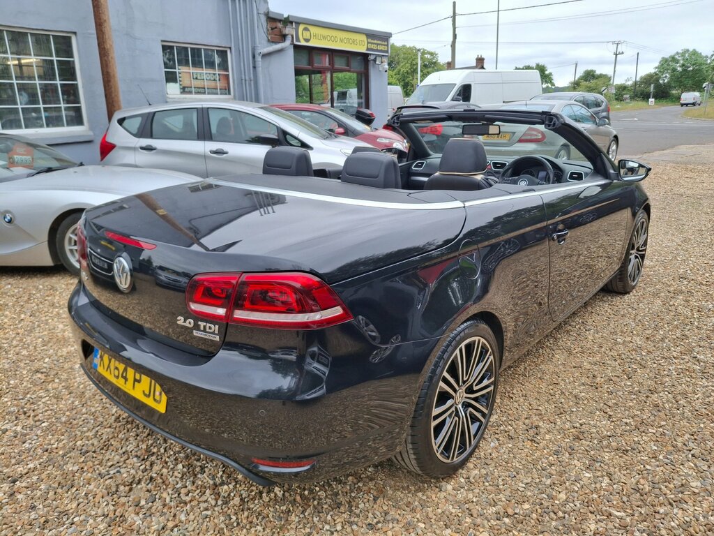 Volkswagen EOS 2.0 Tdi Bluemotion Tech Exclusive Cabriolet Di Black #5